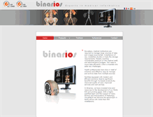 Tablet Screenshot of binarios-it.com